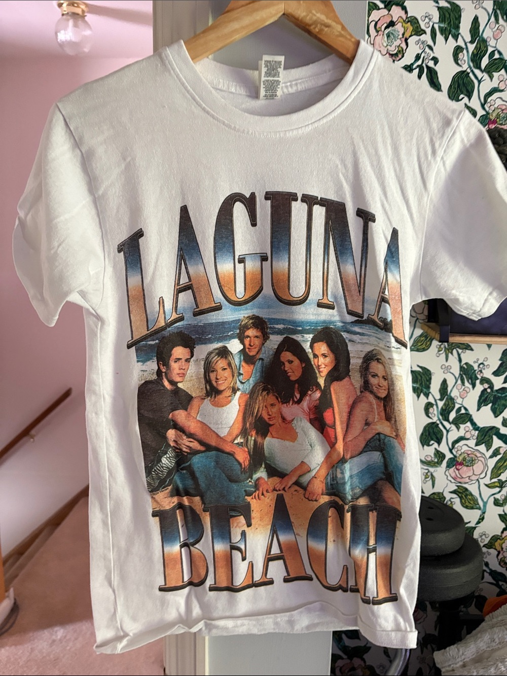 Laguna Beach Graphic Tee in White